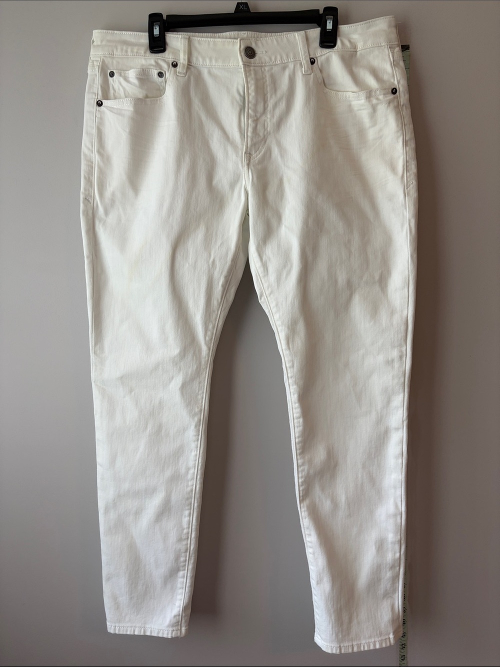 Express Men's White Skinny Jeans